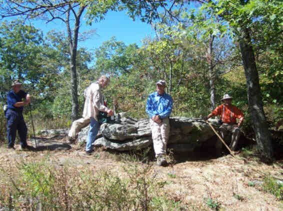After climbing Levelland Mountain, this is a nice place for a break.