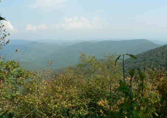 View as we near the summit of Tray.