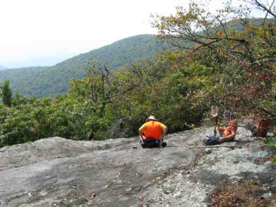 Lunch on the rocks!