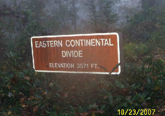 The trail crosses the Continental Divide.