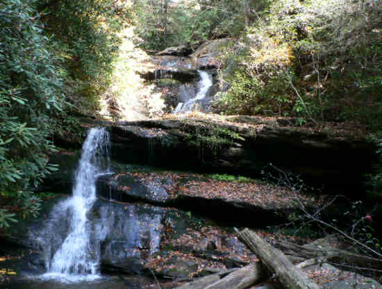Martin Creek Falls. Very reduced flow due to severe drought. (still nice!)
