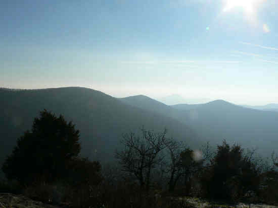 One of many nice mountain views.