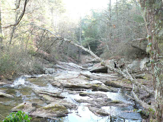 Typical boulder-filled area.