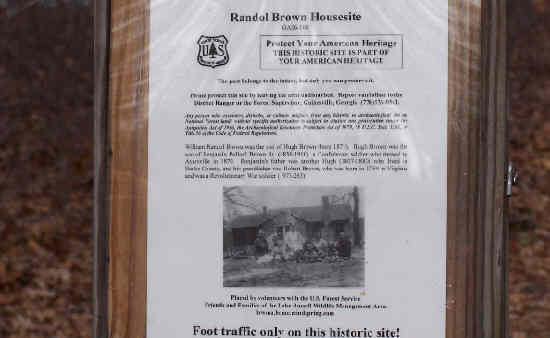 Historic marker.