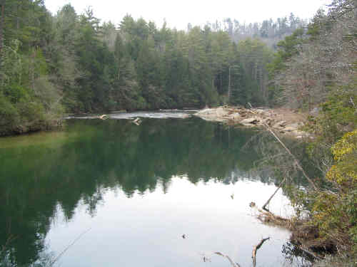 The beautiful Chattooga River.