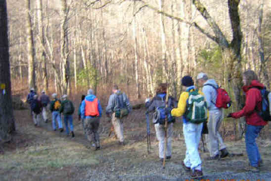 Headed back to Dick's Creek Gap.