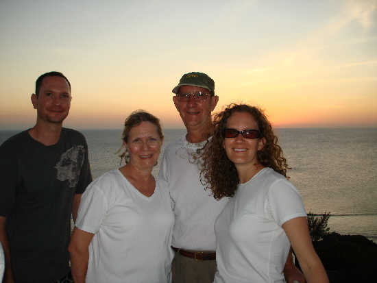 Thanksgiving day, 2007, sunset from the lighthouse on Chumbe Island, off the coast of Zanzibar in the Indian Ocean.