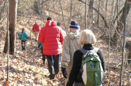 Headed back down the mountain.