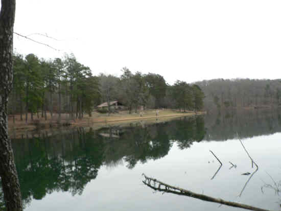 Looking across to the swimming area.... we all forgot our swimsuits!