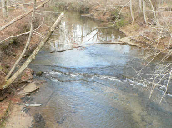 Looking upstream from Farmers Bottom.
