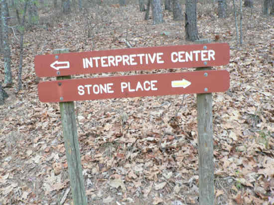 The trail is very well marked all the way to the end.