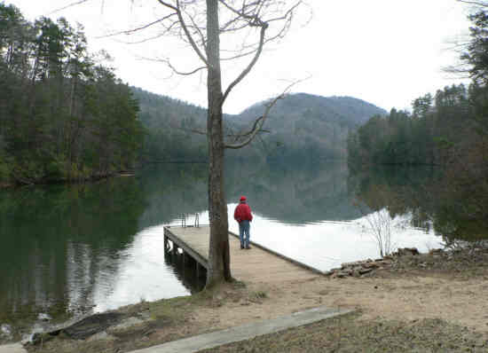 Nothing better than a mountain lake! undeveloped thank goodness....