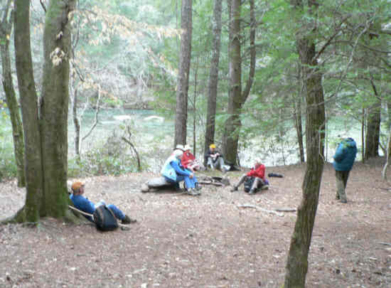 Lunchtime on the Chattooga!