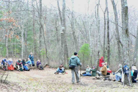 Lunchtime at Gooch Gap!