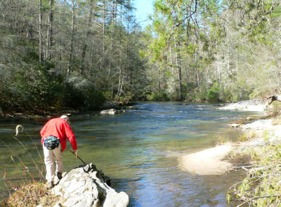 We have many opportunities to interact with the beautiful Chattooga River.