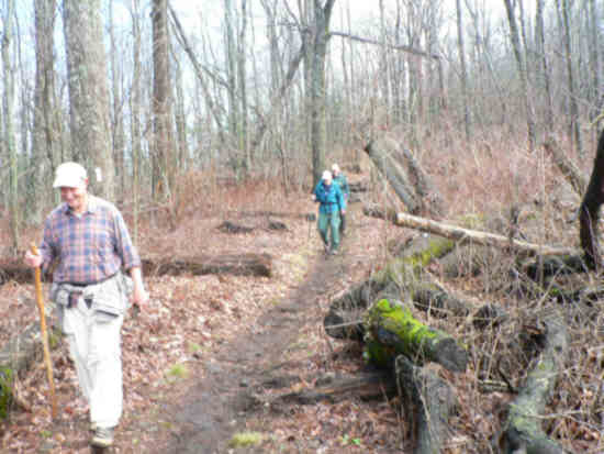 Arriving at Bird Gap.