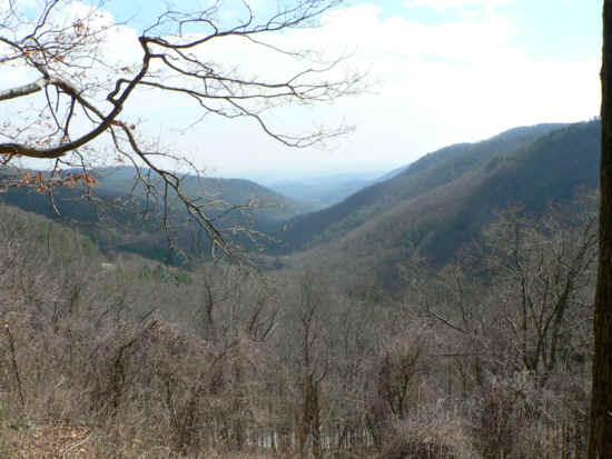 The view from Neels Gap.