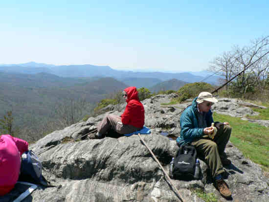 Lunchtime on Yellow Mountain!