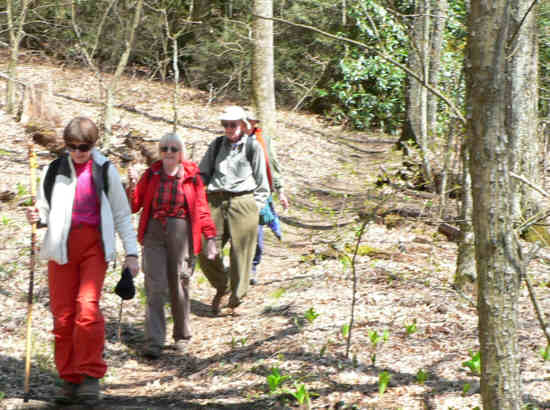 "Another great day for a hike!"
