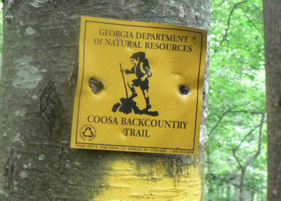 Next, we moved down the road to the Coosa Backcountry Trail.