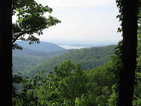 Nice view as we head up toward the falls.