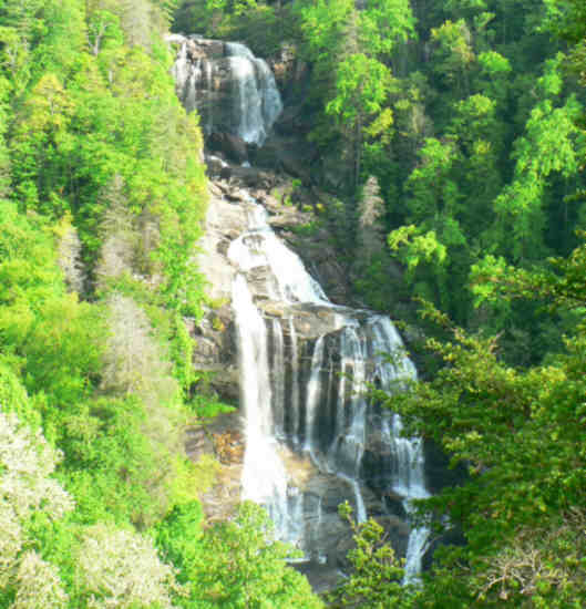 Magnificent Whitewater Falls (411 feet)!
