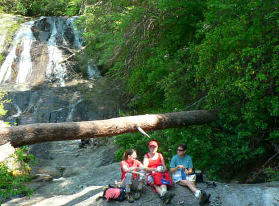Dick's Creek Falls.