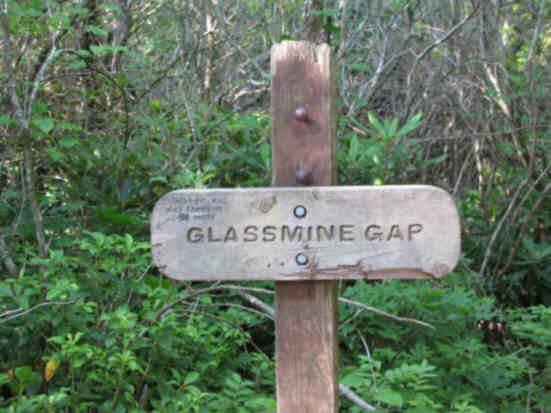 The Long Branch Trail connects to the Appalachian Trail at Glassmine Gap.
