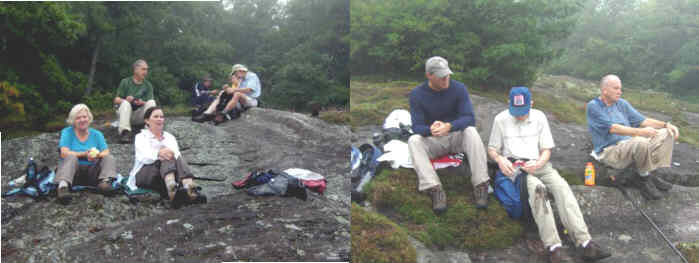 Lunchtime on the Summit of Scaly Mountain!