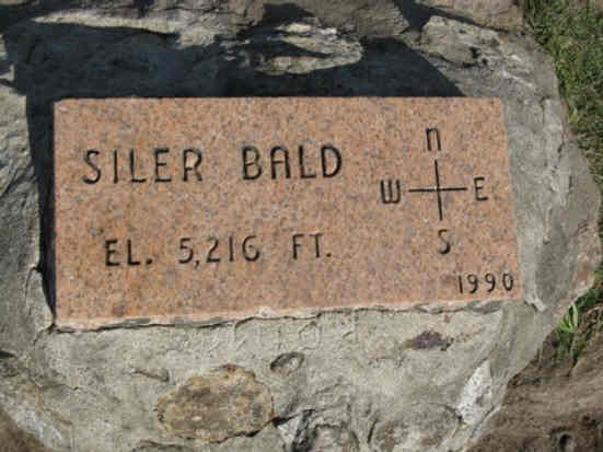 The marker at the summit!