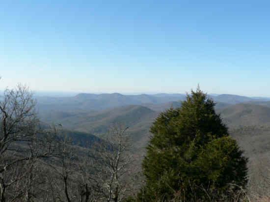 Many great mountain views!