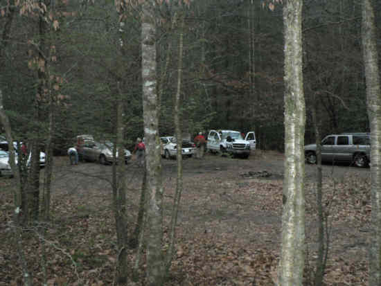 Trailhead parking.