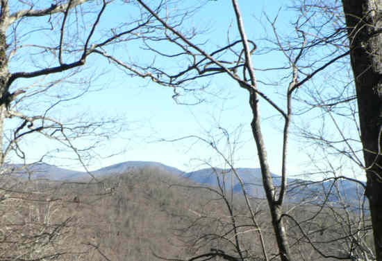 Typical mountain view along the trail.