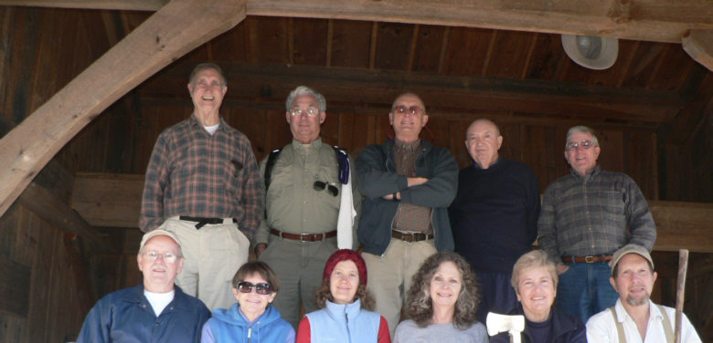 The OFHC gang for today's hike. (front l-r) Tony Presley, Donna Presley, Leigh Ann Miller, Carole Wintle, Jeanne O'Connor and Bruce O'Connor. (l-r back) Dan Ross, Bill Hunt, Jack Jacobi, Doug Russell and Vic Robson.