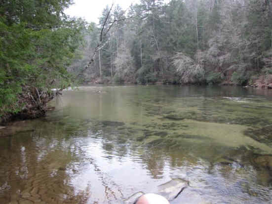 A calm spot on the river.