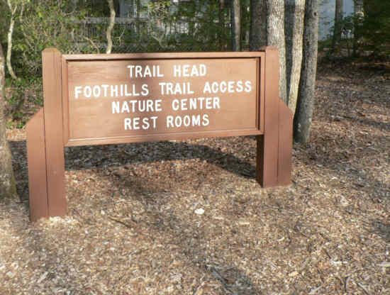 Sign at the Nature Center