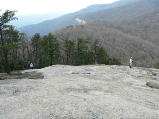 The first large rock overlook is named "Governor's Rock".