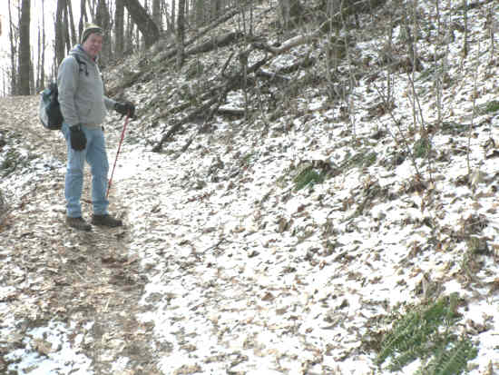Remnants of a Saturday night snowfall!