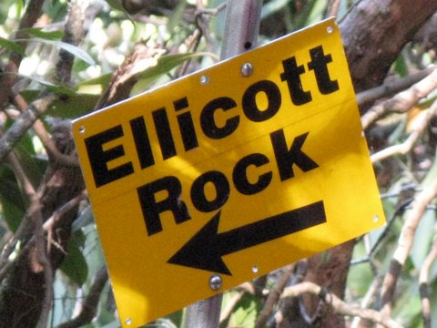 We finally reach the NC state line and historic Ellicott Rock.
