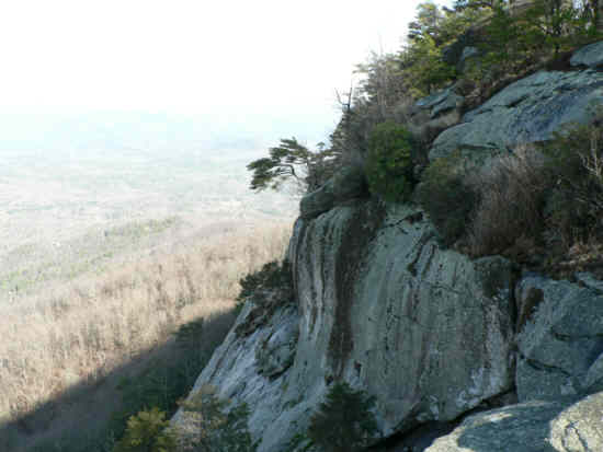 From this point the view is amazing but a fall from here would not be good!