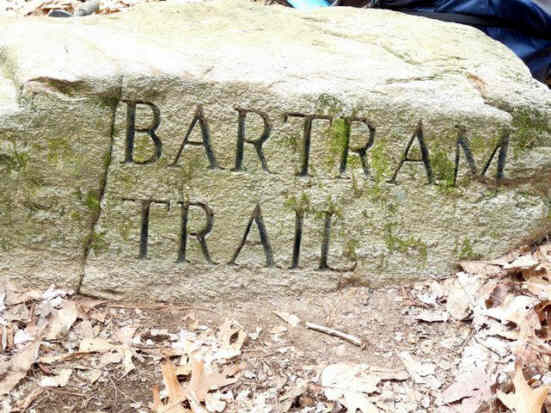 Rock marker at Windy Gap.