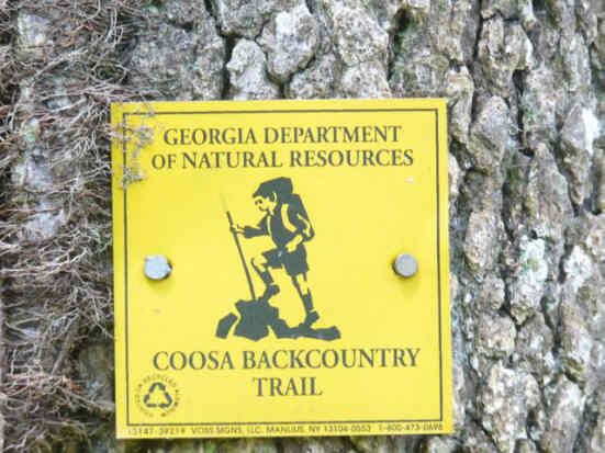 Next, we move down to the Coosa Backcountry Trail.