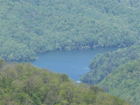 Zoom photo of the lake.