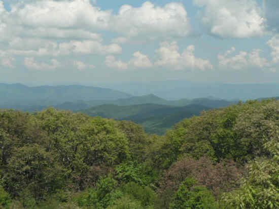 From the tower, you can view mountains in GA, NC, SC and TN!