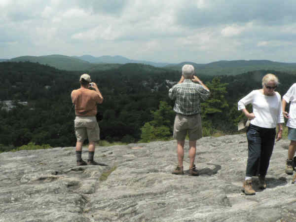 Taking in the views at Sunset Rock.