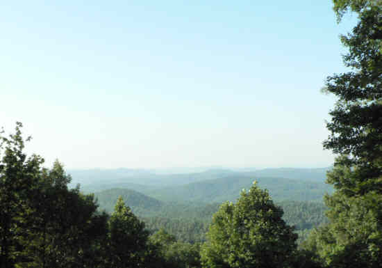 Nice viewpoint on the Glen Falls Trail