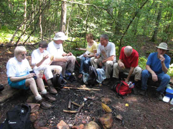 Lunchtime on the Bartram Trail!