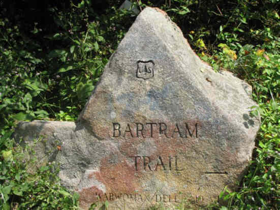 The rock marker back at the start.