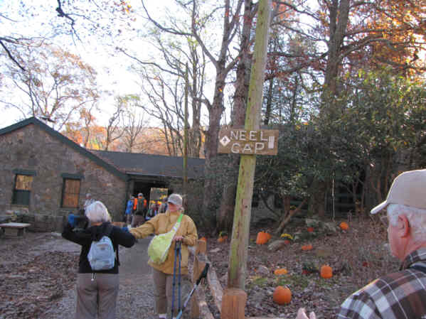 Walasi-Yi Center/Mountain Crossings. The only place on the 2,000+ mile Appalachian Trail that the hikers pass under a roof.