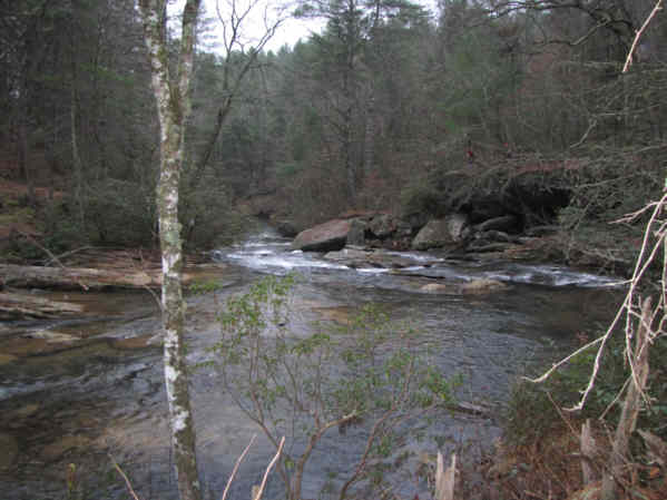 We get numerous views of Panther Creek.